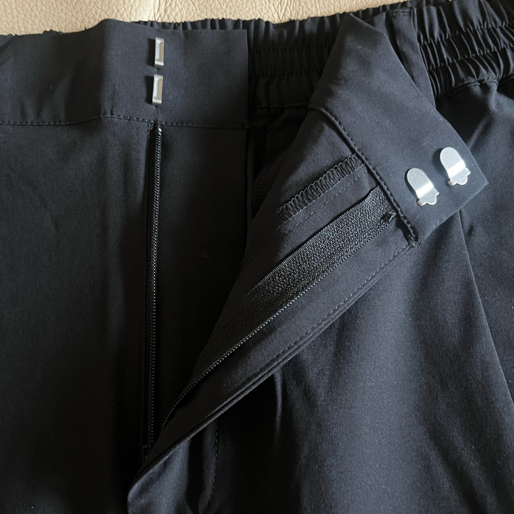 ALO Yoga Black High-Waist Pursuit Trousers - Picture 10 of 11
